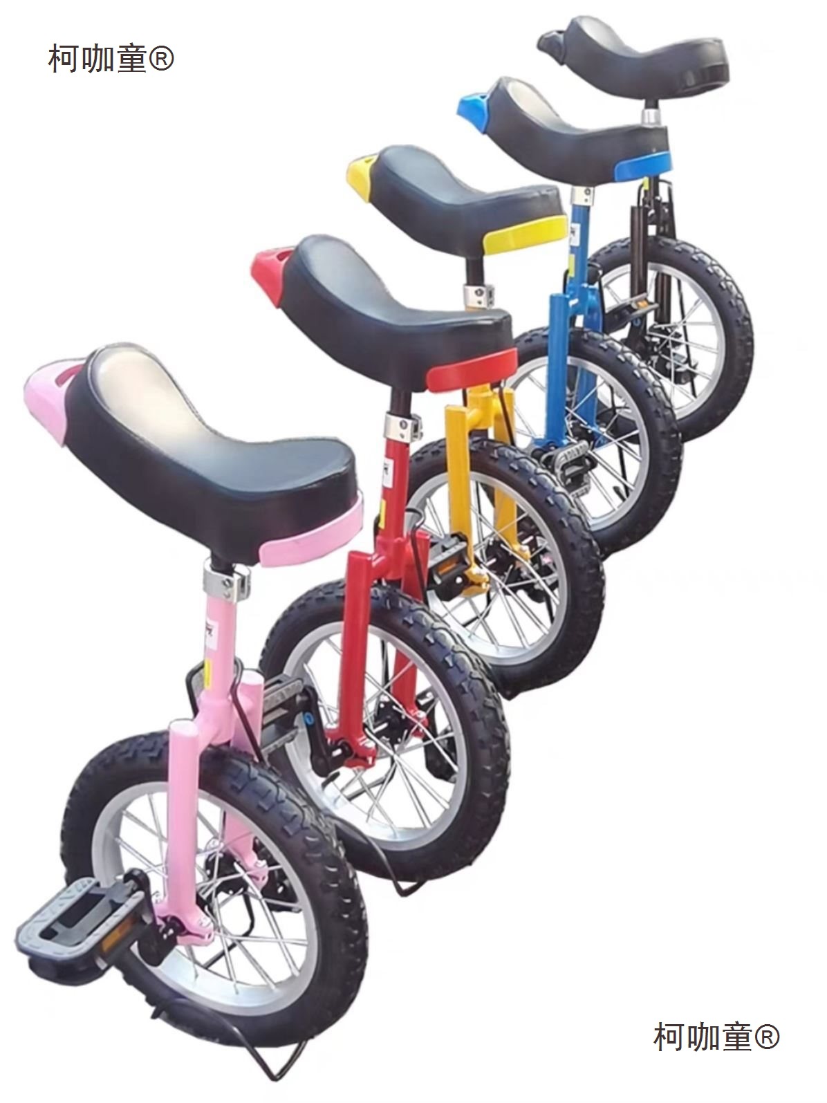 New Children's Adult Unicycle Aluminum Alloy Rim Bicycle Acrobatics Single Wheel Pedal Children's Balance Metabo
