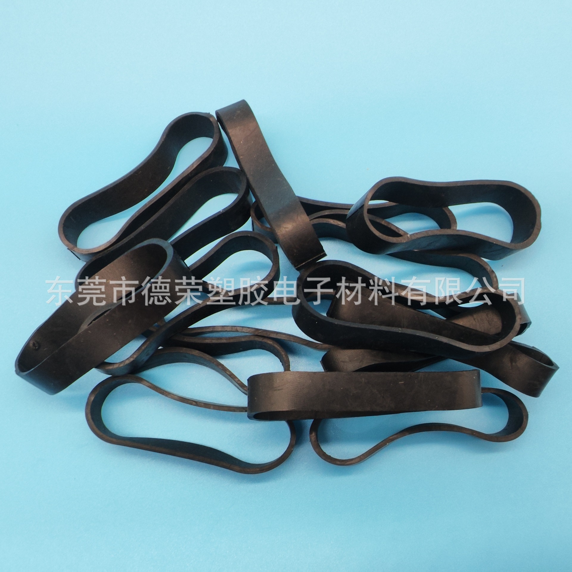 Rubber band Black semiconductor silicone rubber dust-free workshop packaging binding rubber ring binding electronic accessories anti-static