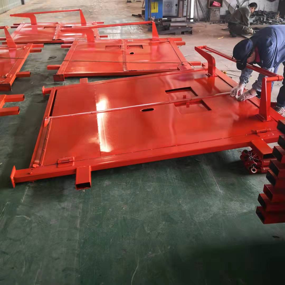 Zhongkuang Intelligent Produces and Sells Pressure-Free Wind Doors for Coal Mines, Which Are Labor-Saving for Opening and Closing Doors and Are Equipped with Mechanical Locks