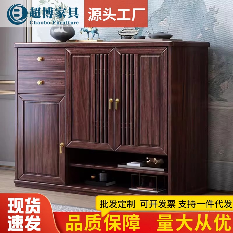 Шкаф для обуви в новом китайском стиле, деревянный, для хранения в прихожей