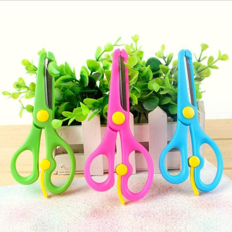Children's scissors paper-cut kindergarten hand-made special materials safety scissors for primary school students round head scissors do not hurt hands small scissors