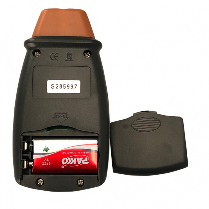 Orange Digital Laser Tachometer Handheld Digital Display Tachometer Laser Speed Meter