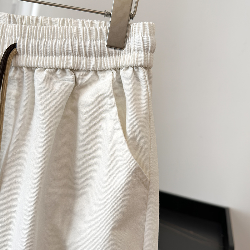 Autumn and winter plus size elastic waist simple radish pants women 300kg fleece-lined thick Joker casual dad jeans