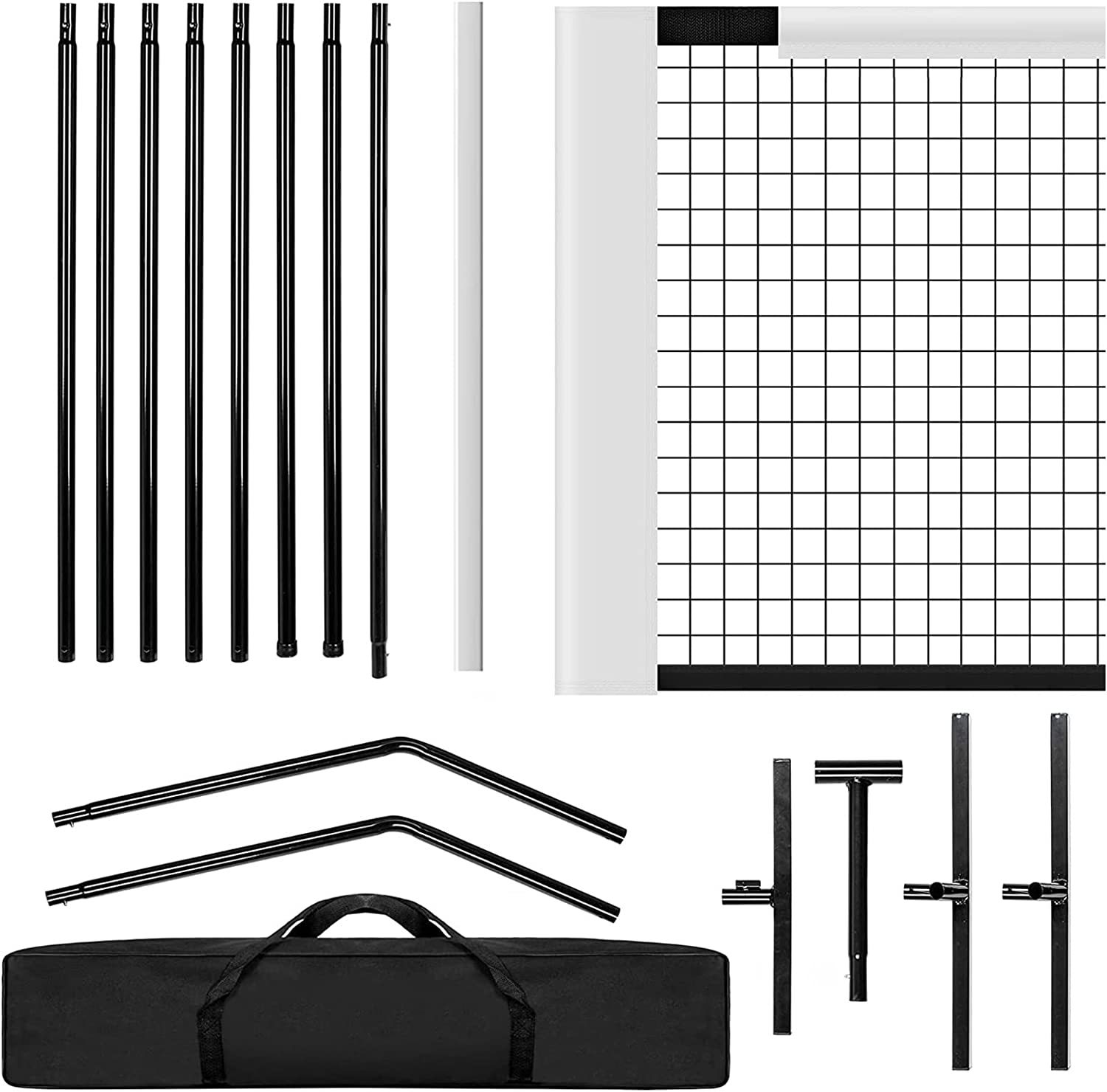 Peak net 6.7m tennis net practice training portable indoor outdoor pickleball net 22ft