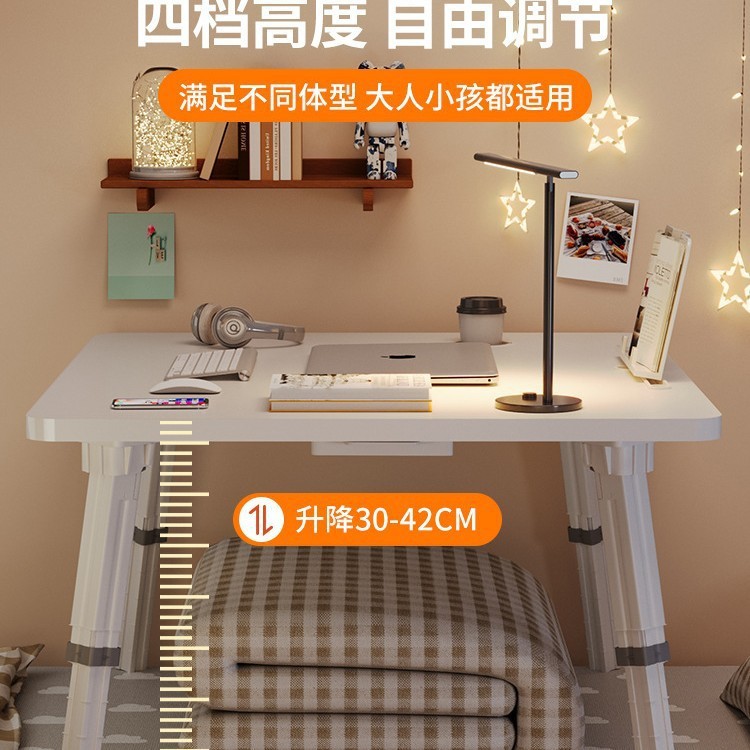 Lift Bed Small Table Computer Table Student Study Table Foldableing Table Dormitory Upper Bunk Desk Children's Reading Table