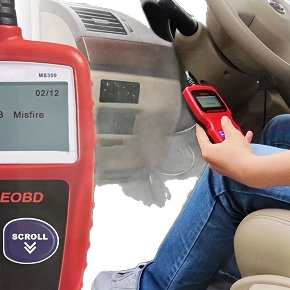Ms309Carcodereader Car Code Reader Obd2 Diagnostic Instrument Fault Light Car Tool Smart Instrument