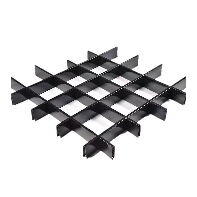 Grille ceiling ceiling decoration material iron aluminum grille plastic steel self-installed grid grille integrated ceiling factory outlet