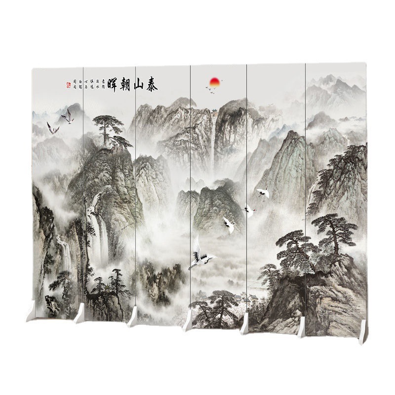 Screen partition living room entrance is facing the door Chinese porch bedroom foldable wall shielding mobile landscape painting screen