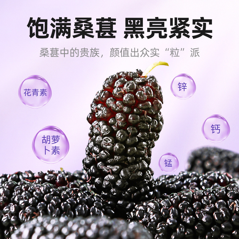 Xinjiang dried mulberry 500g dried mulberry first stubble new clean sand-free tea instant wine bulk wholesale