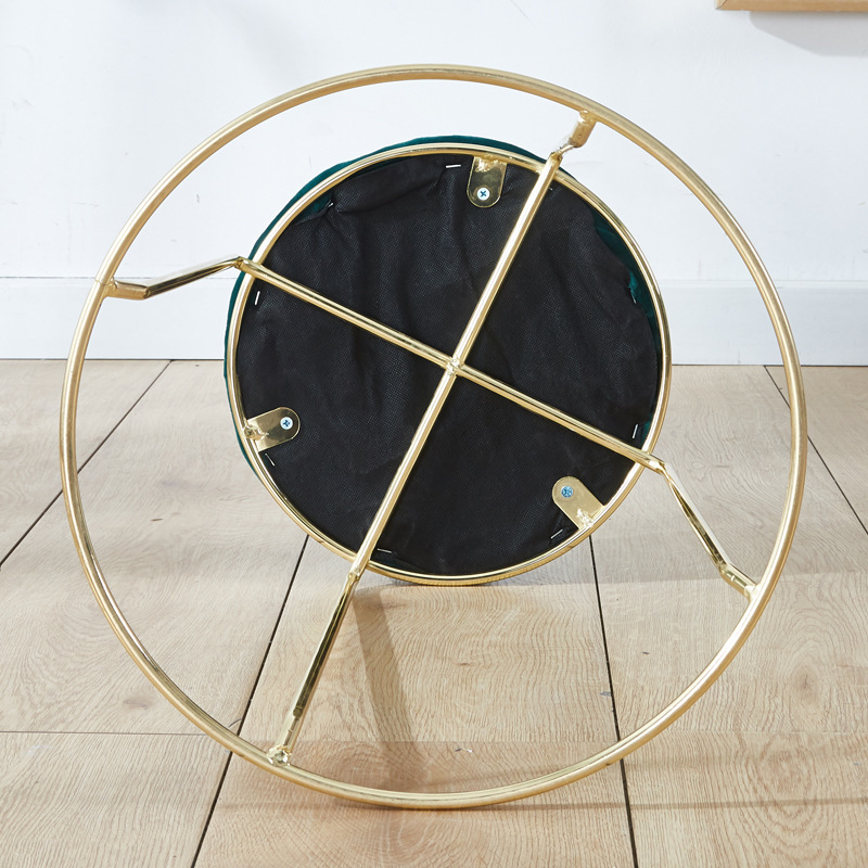 Factory wholesale dining stool steel bar stool household stackable round stool simple dining table stool fashion round stool in stock