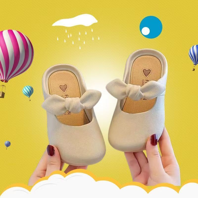 Six children's toe shoes girls new summer cute ballet butterfly home outside wear girls princess sandals wholesale