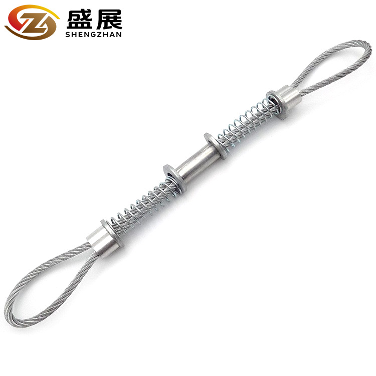 Black Coated Plastic-Coated Fitness Equipment Steel Wire Rope with Aluminum Sleeves, Stainless Steel Terminals, Dog Leash Lock, Clothesline