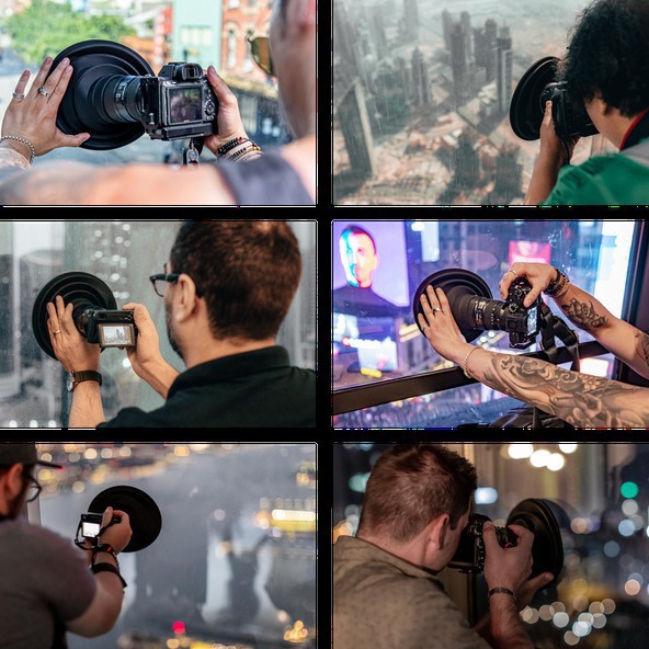 Amazon Hot Sale Hood SLR Camera Lens Blocking Hood Lens Hood Silicone