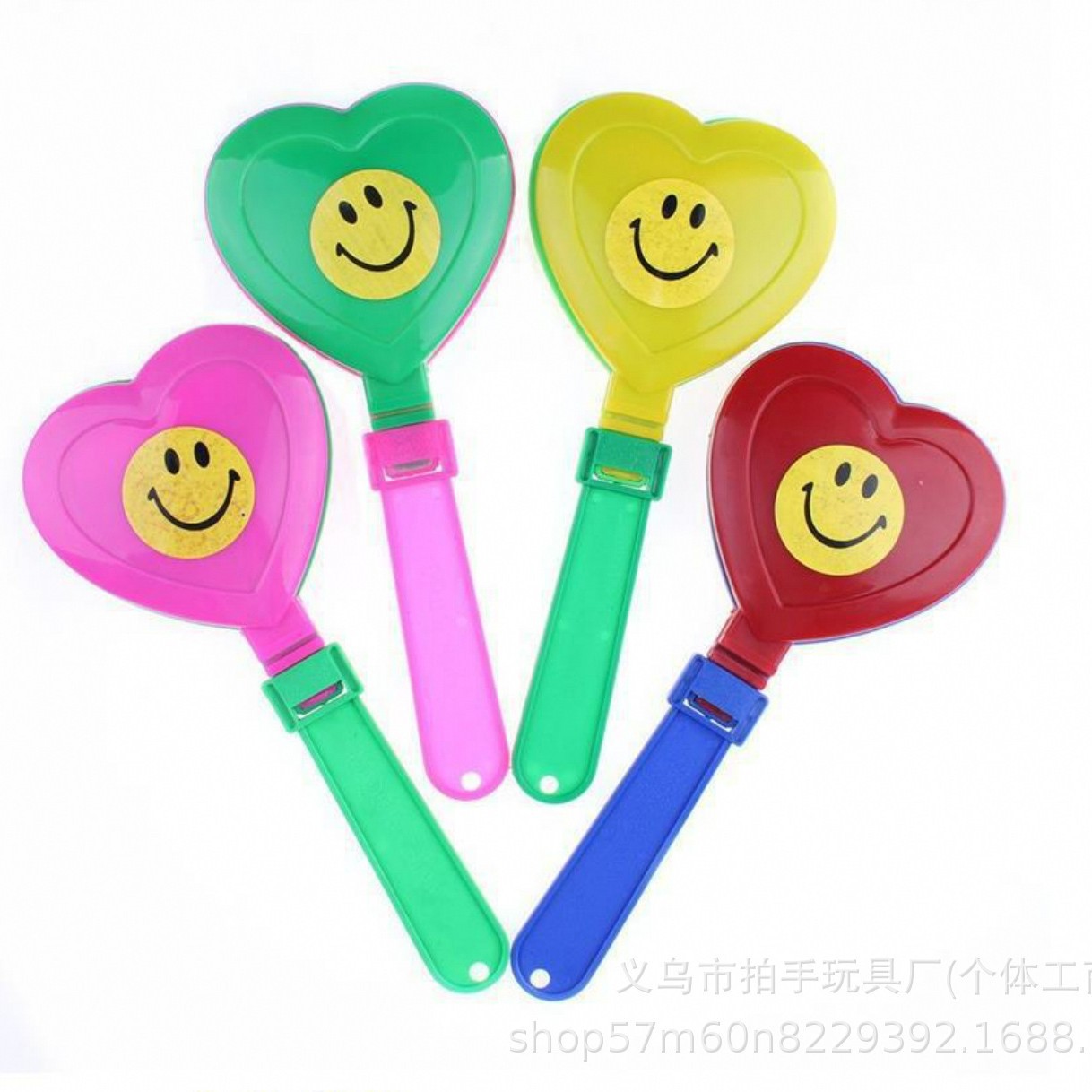 Cartoon Heart Clapping Device, Clapping Device, Cheering Props, Concert and Sports Meeting Cheering Props, Clapping Device