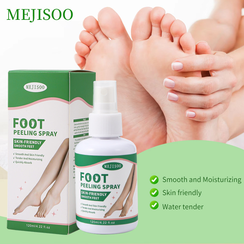 Кросс-браун спрей для отшелушивания ног, увлажняющий, уход за ногами