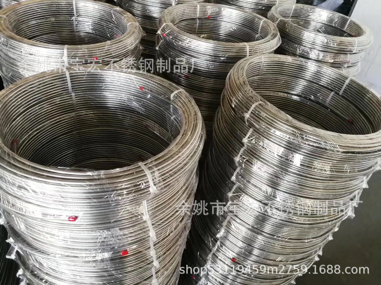 Card Sleeve Joint High Pressure Spray 304 316L Stainless Steel Coil for Heat Exchanger 9.52*0.8 Source Factory