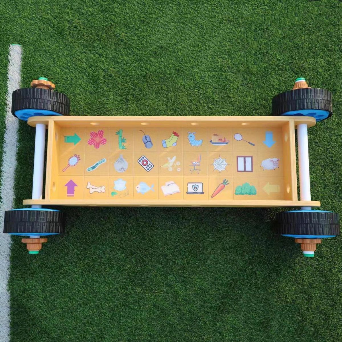 Kindergarten Outdoor Creative Construction Game Set Children's Nut Building Blocks Fun Building Blocks Advanced Hole Building Block Set