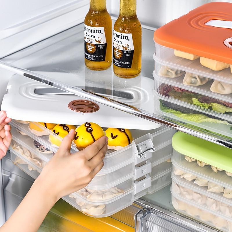 Food-Grade Dumpling Box, Special Household Dumpling Box, Refrigerator Egg Preservation Freezer Box, Wonton Storage Box