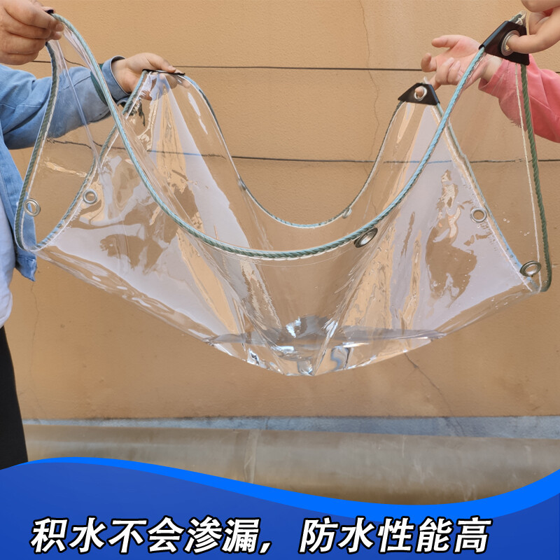 Transparent Pvc Tarpaulin Balcony Tarpaulin Thickeneded Waterproof Cloth Sun Protection Awning Cloth Transparent Rainproof Cloth