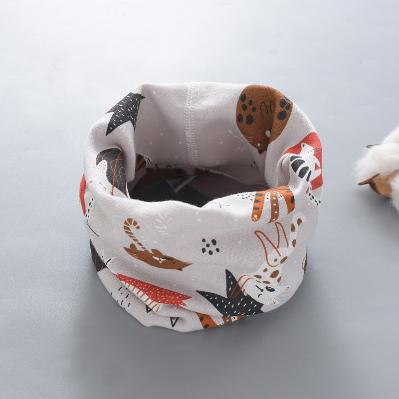 Children's Scarf Scarf Neck Set Neck for Boys and Girls Baby Korean Autumn and Winter Baby Scarf Baby Warm Neck Walls