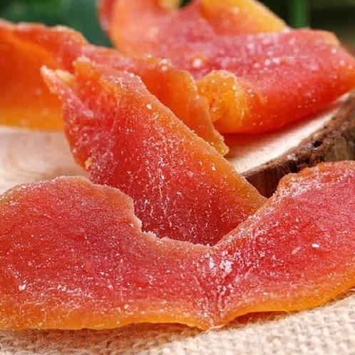 Bulk red heart dried papaya 10 Jin rock sugar dried papaya green melon slices preserved fruit shop sweet and sour dried fruit