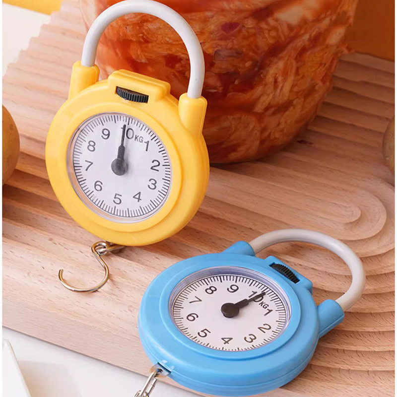 Portable Spring Scale, Multifunctional and Convenient Small Scale, Digital Scale, Household Express Small Portable Scale with Hook Scale