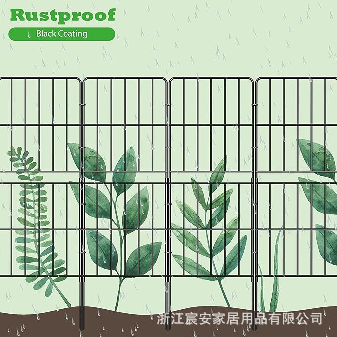 Cross-Border Amazon Spot Garden Fence Fence Iron Clem Border Pet Courtyard Barrier Double-Layer Climbing Pergola