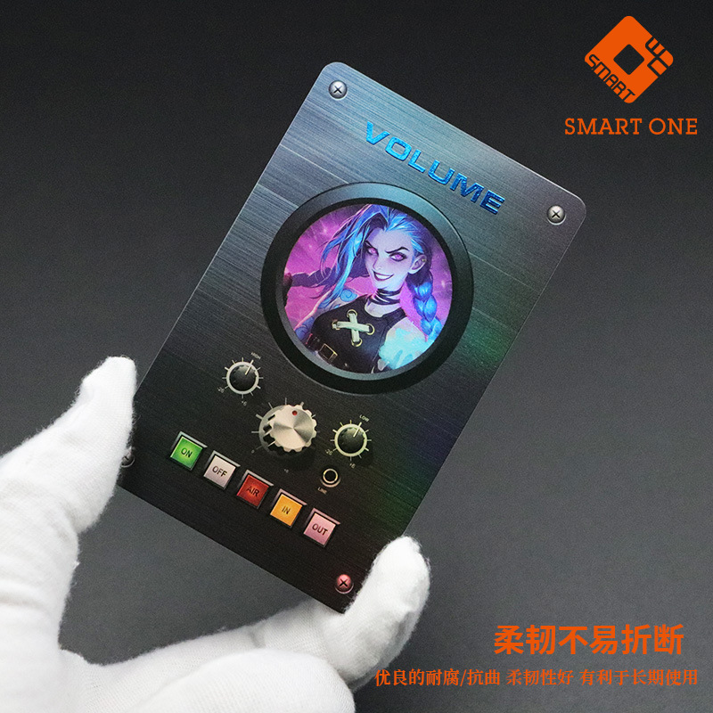 NFC Anime Character Laser Card Customized Game Character Flash Card Planet Card Blind Box Card National Tide Travel Card