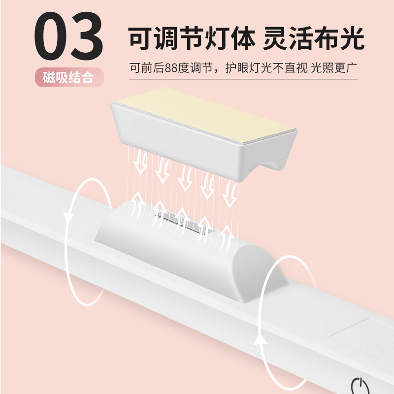 Table lamp students learn small table lamp eye protection table lamp creative night lamp wholesale bedroom table lamp mirror headlight cool cool lamp