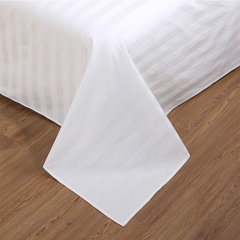 Professional hotel linen 40 cotton jet three centimeters satin four-piece cotton hotel bed linen