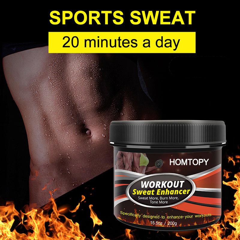 Homtopy Cross-Border Bottled Men's Abdominal Muscle Cream Fitness Shaping Strengthening Abdominal Muscle Cream Ointment