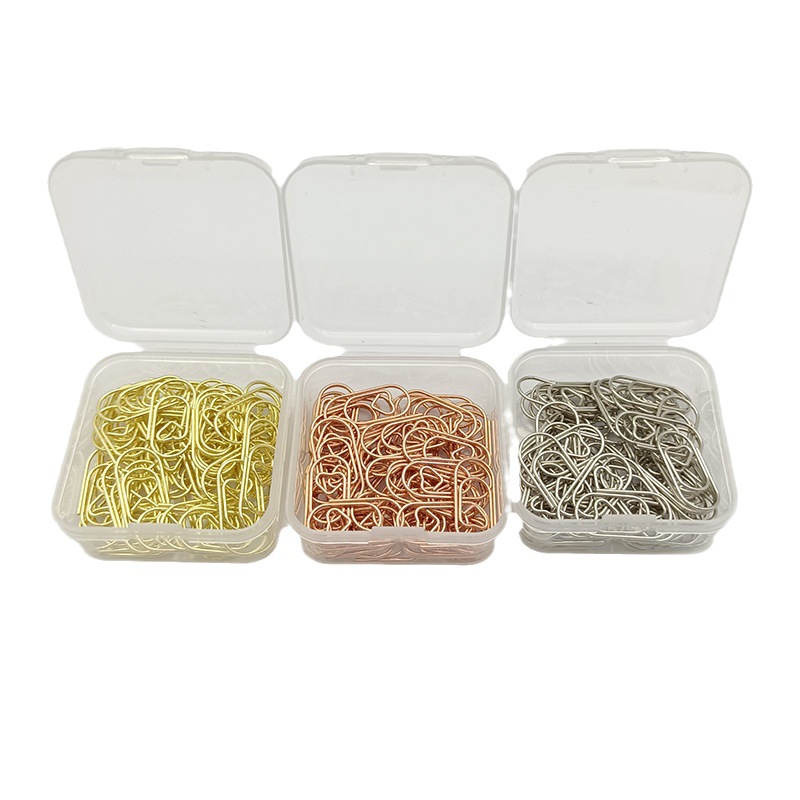 Mini small ordinary paper clip fingertip paper clip learning materials classification small assistant special-shaped paper clip paper clip