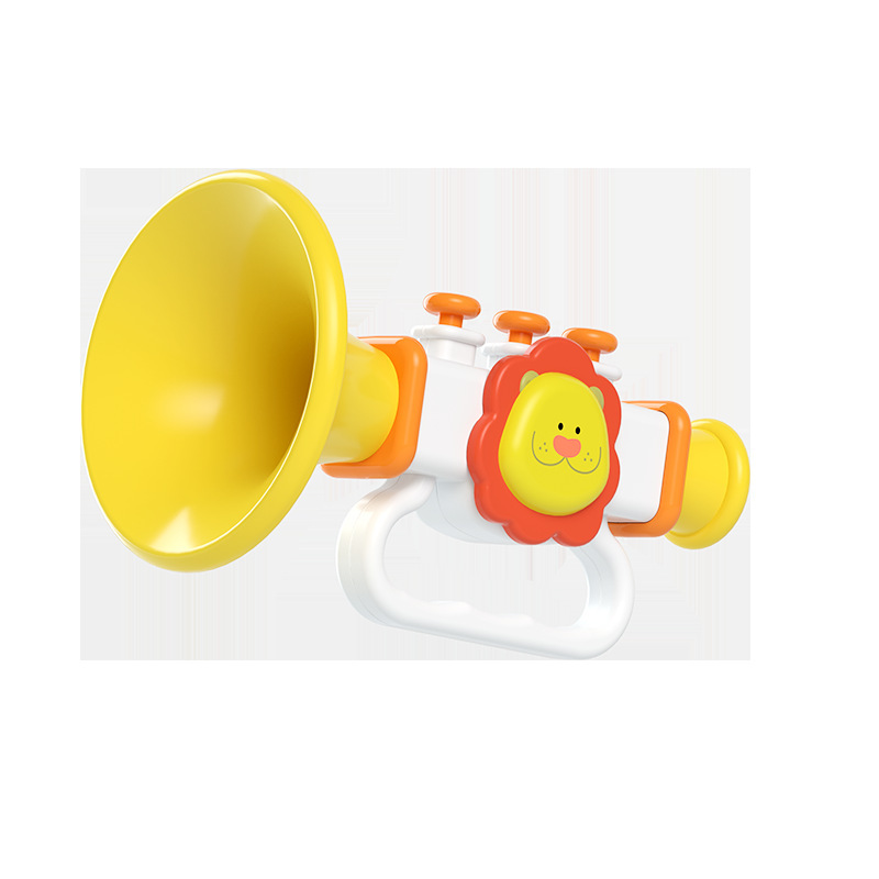 Baby trumpet toy can blow baby trumpet whistle kindergarten blowing musical instrument toy for boys and girls gift