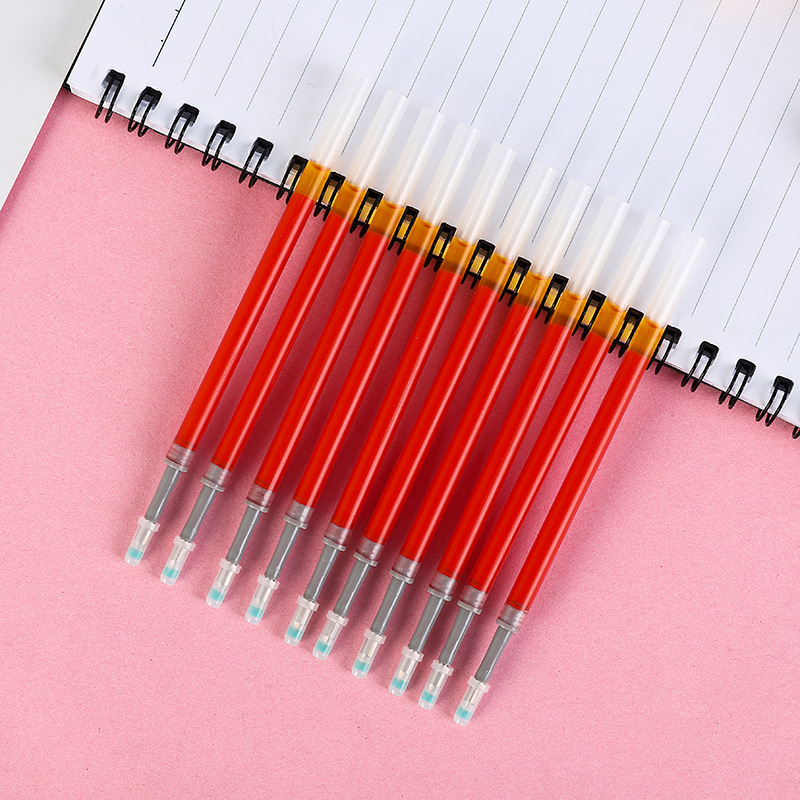 Wholesale press refill gel pen ballpoint pen K35 stationery supplies suit transparent rod black refill