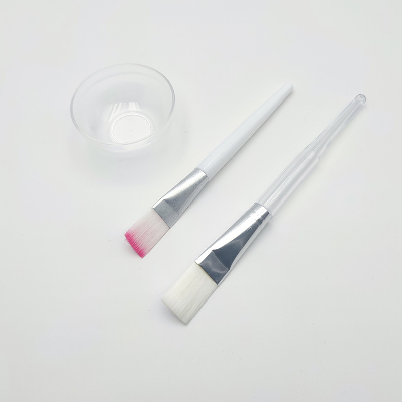 Manufacturer Sells Transparent Mask Bowl Set No. 1 Bowl with Diameter of 6cm Solid Transparent Mask Brush Soft-Bristled Bowl Brush