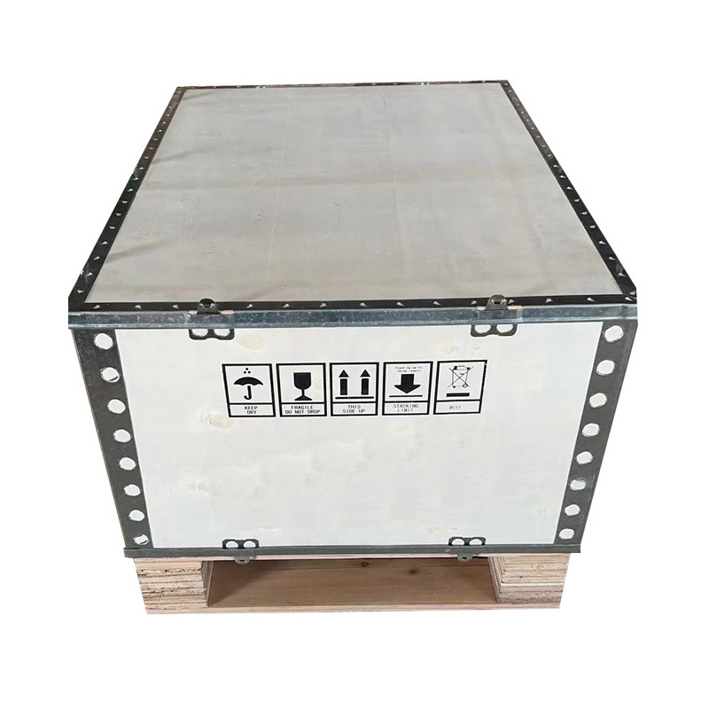 Huizhou Wooden Box Factory Steel Strap Wooden Box Steel Buckle Box Fumigation-Free Wooden Box Plywood Wooden Box Export Wooden Box for Export Use