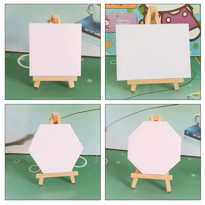 Мини рама для масляной живописи детская деревянная акриловая живопись пустая граффити ручная роспись набор мольберт оптом