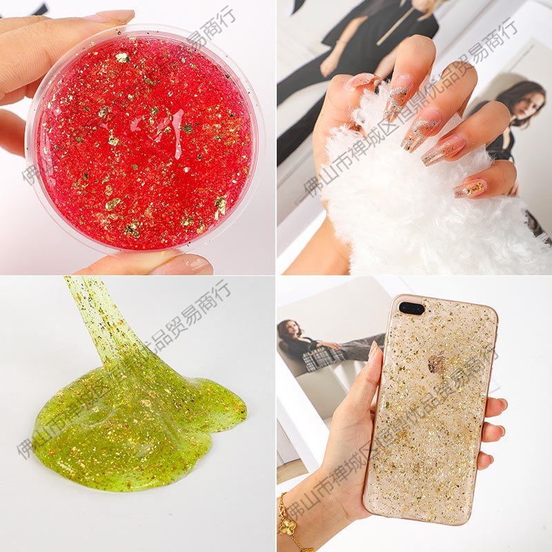 Gold Foil Paper, Taiwan Silver Foil Paper, Nail Art Decoration, Painting, Non-Stick Handmade Products, Gold Foil, Platinum Thin Hair Replacement