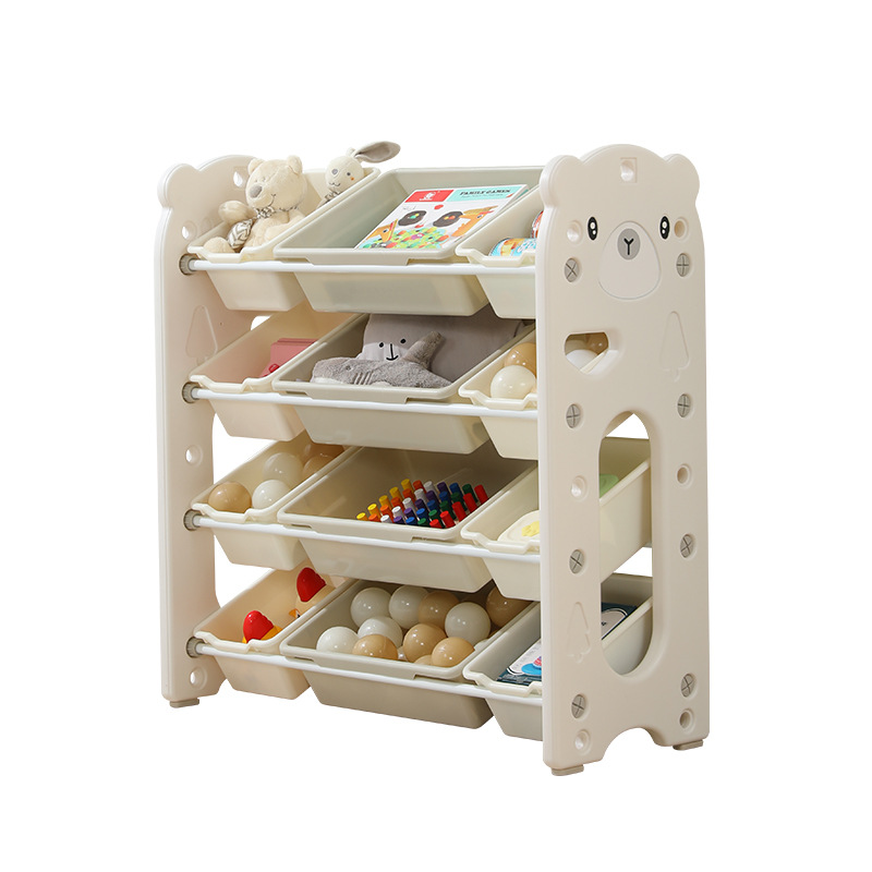 Bear Cross-border Special for Split Children's Toy Storage Area Plastic Multi-compartment Classified Locker Small Apartment