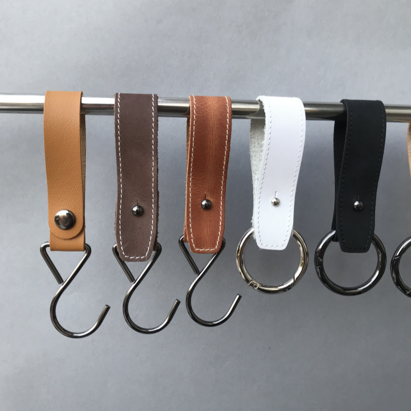 Вешалка для брюк с кожаным зажимом, для демонстрации мужских и женских джинсов