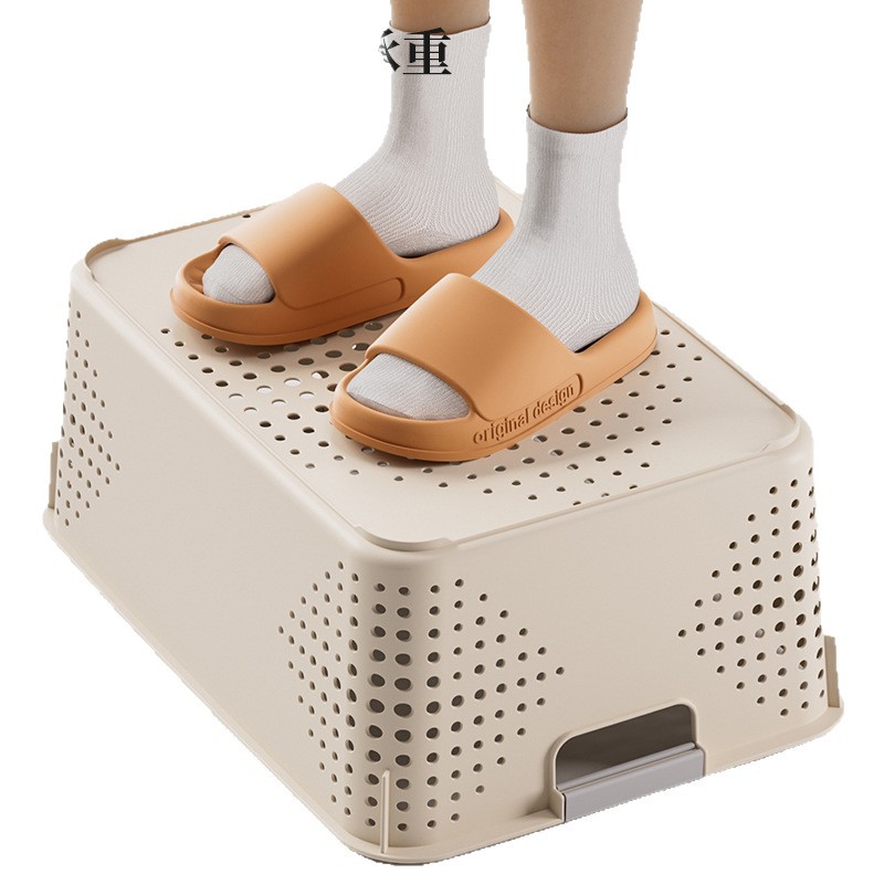 Snack and Sundry Storage Basket Household Plastic Storage Basket Kitchen Cabinet Storage Box Dormitory Wardrobe Clothes Storage Box