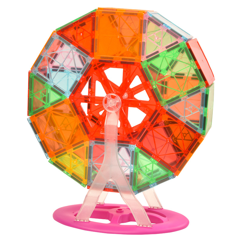 Source manufacturers color window magnetic piece supplementary piece jigsaw puzzle puzzle toy building blocks loose piece magnetic product early education for men and women