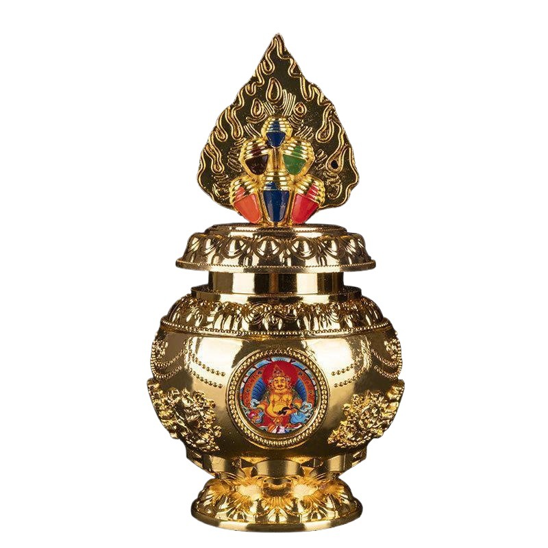Xizang Supplies Ksitigarbha Treasure Bottle Alloy Mani Treasure Bottle Treasure Bottle Size Three Sizes