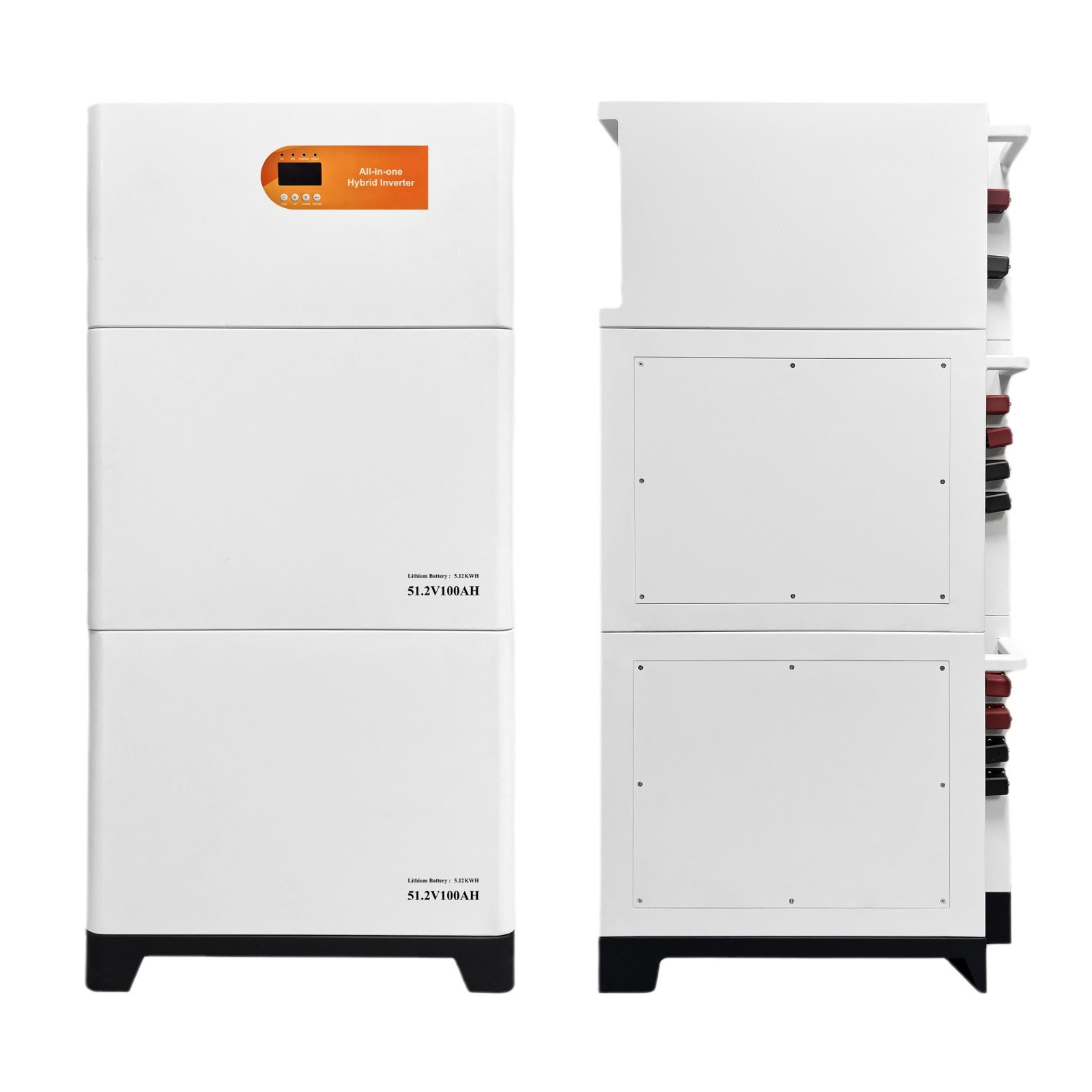 Brand New Home Solar Power Supply System 220V Household Photovoltaic Power Generation Vertical Stacking Energy Storage Battery All-In-One Machine