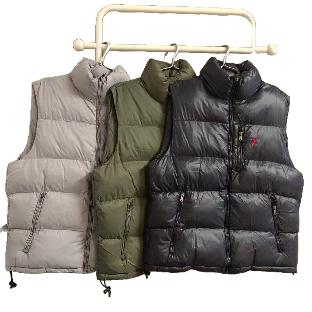 Cross-Border Vest Ralph Lauren/Ralph Lauren Men's Classic Anti-Water down Vest for Men and Women