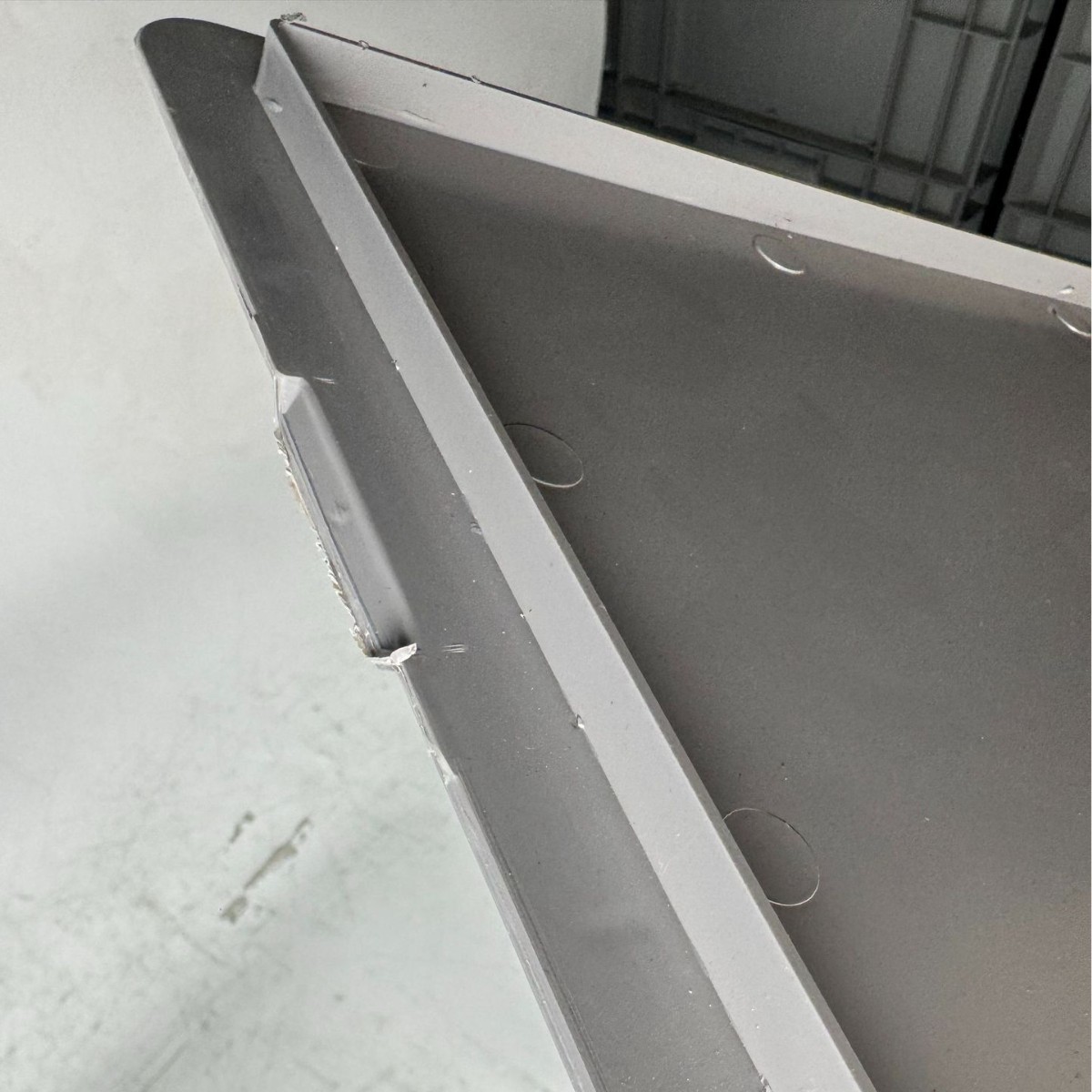 Eu Box Lid 46 Lid Plastic Box Flat Lid Gray Lid Plastic Lid Thickeneded Plastic Lid Dust Curtain Lid