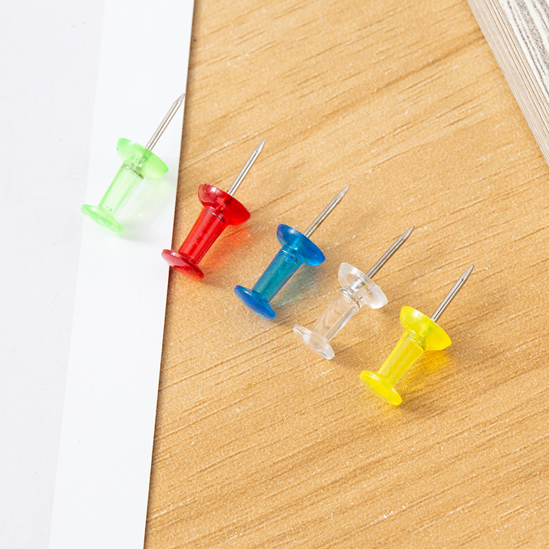 Yiwu прозрачные I-образные гвозди для художественного творчества, пластиковые булавки