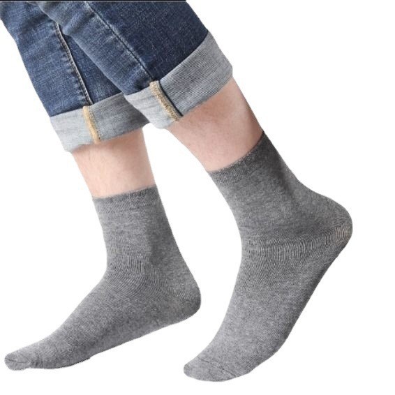 Summer thin black and white gray solid color all-match men's and women's socks shallow mouth low-top invisible socks disposable day throw socks tide