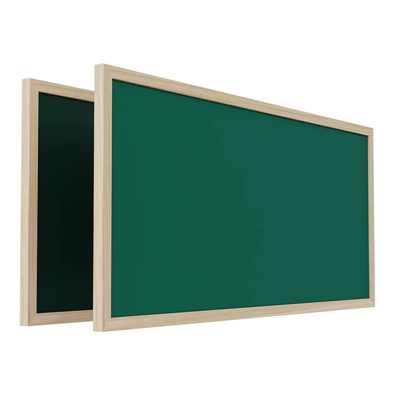 Доска с деревянной рамой, настенная, для преподавания, письма, школьного класса, мел, пыль-free, коммерческая, торговая палатка