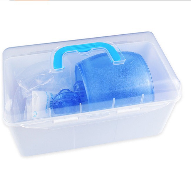 Artificial Resuscitator Pvc Simple Respirator Air Bag Resuscitation Device Balloon for Adults, Children, Infants and Newborns Medical Use